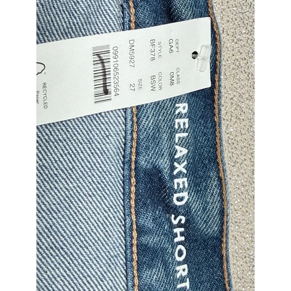 NWT J. Crew Sz 27 Relaxed denim short in Baxter Street Wash $98